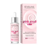 EVELINE PINK SNAIL PDRN JELLY-SLIME MOISTURIZING & ILLUMINATING veido serumas, 30 ml