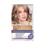L'OREAL EXCELLENCE COOL CREME plaukų dažai - 8.11 Ultra &scaron;viesi pelenų atspalvio blondinė