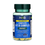 H&B HIGH STRENGTH COMPLETE B grupės vitaminų kompleksas, 120 tablečių