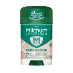 MITCHUM NATURAL POWER CEDARWOOD pie&scaron;tukinis vyrų dezodorantas, 40 g
