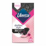 LIBRESSE BLACK LINER higieniniai įklotai (30 vnt.)