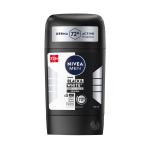 NIVEA BLACK & WHITE INVISIBLE pie&scaron;tukinis vyrų dezodorantas antiperspirantas, 50 ml