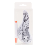 BIFULL DETANGLER SIREN COLORING plaukų &scaron;epetys + 4 ra&scaron;ikliai