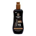 AUSTRALIAN GOLD SPF15 apsauginis pur&scaron;kiamas gelis nuo saulės su atspalviu, 237 ml