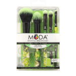 MODA NEON GREEN TIE DYE makiažo &scaron;epetėlių rinkinys