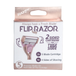FLIP RAZOR 5 PRECISION BLADES ON keičiamosios moterų skustuvo galvutės (2 vnt.)
