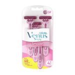 GILLETTE VENUS SIMPLY SMOOTH vienkartiniai skustuvai (4 vnt.)