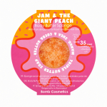 BOMB COSMETICS JAM & THE GIANT PEACH kūno plau&scaron;inė su muilu, 165 g