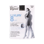 VIGNONI LUXURY 8 DEN pėdkelnės - Nero