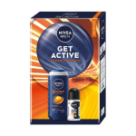 NIVEA MEN GET ACTIVE vyrų kosmetikos rinkinys