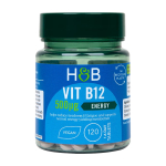 H&B Vitaminas B12 500 &micro;g maisto papildas, 120 tablečių