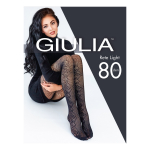 GIULIA RETE LIGHT 80 DEN NERO pėdkelnės - 2 nero