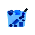 BOMB COSMETICS BLUEBERRY BLITZ rankų darbo muilas, 100 g