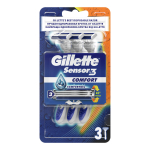 GILLETTE BLUE3 PLUS COMFORT vienkartiniai skustuvai (3 vnt.)