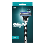 GILLETTE MACH3 skustuvas ir 2 galvutės