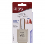 KISS VITA-STRENGTH nagų lako pagrindas ir vir&scaron;utinis nagų lako sluoksnis, 13 ml