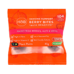 HOLLAND & BARRETT IMMUNE SUPPORT BERRY BITES WITH BENEFITS džiovintų uogų, rie&scaron;utų ir sėklų rutuliu