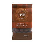 HOLLAND & BARRETT skrudinti lazdyno rie&scaron;utai padengti pieniniu &scaron;okoladu, 150 g