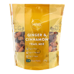 HOLLAND & BARRETT GINGER & CINNAMON TRAIL MIX džiovintų vaisių ir rie&scaron;utų mi&scaron;inys, 210 g