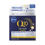 NIVEA Q10 POWER stangrinamasis naktinis kremas nuo rauk&scaron;lių, 50 ml