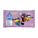 GOWIPES MINIONS FLUSHABLE drėgnos vaikų servetėlės (44 vnt.)