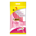 BIC PURE 3 vienkartiniai skustuvai moterims (6 vnt.)