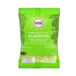 HOLLAND & BARRETT migdolai su juoduoju &scaron;okoladu ir matcha, 30 g