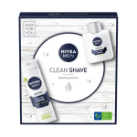 NIVEA MEN CLEAN SHAVE vyrų kosmetikos rinkinys