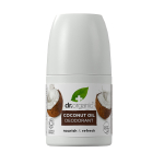 DR.ORGANIC COCONUT OIL rutulinis dezodorantas, 50 ml
