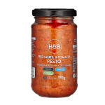 HOLLAND & BARRETT raudonųjų lę&scaron;ių ir pomidorų pesto padažas, 190 g