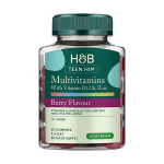 H&B multivitaminai paaugliams, 60 guminukų