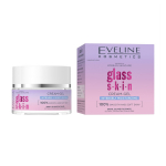 EVELINE GLASS SKIN INTENSELY MOISTURIZING kremas - želė, 50 ml