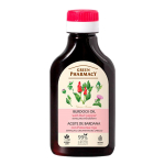 GREEN PHARMACY BURDOCK OIL WITH RED PEPPER plaukų aliejus, 100 ml