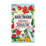 HEATH & HEATHER ORGANIC MORNING TIME &scaron;velniai vaisinė, ekologi&scaron;ka arbata, 20 vnt.