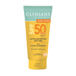 CLINIANS LATTE PROTETTIVO ANTI AGE SPF 50 apsauginis pienelis nuo saulės, 150 ml