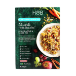 H&B dribsniai su prieskoniniais obuoliais ir sėklų mi&scaron;iniu, 400 g