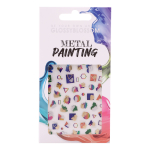 METAL PAINTING nagų dailės lipdukai