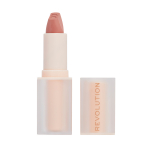 MAKEUP REVOLUTION LIP ALLURE SOFT SATIN lūpų dažai, 3,2 g - Queen Pink