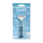 GILLETTE VENUS SMOOTH moterų skustuvas ir 2 keičiamosios galvutės