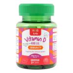H&B Vitaminas D vaikams, 30 guminukų
