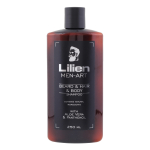 LILIEN MEN-ART BLACK barzdos, plaukų ir kūno &scaron;ampūnas, 250 ml