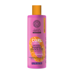 NATURA SIBERICA  CURL CONTROL OBLEPIKHA SULFATE FREE plaukų &scaron;ampūnas, 400 ml
