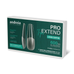 ANDREIA PRO EXTEND TIPS LONG COFFIN nagų priauginimo tipsai (600 vnt.)