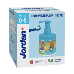 JORDAN KIDS 0-5 vaikų dantų pasta su dozatoriumi, 150 ml