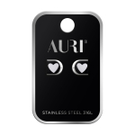 AURI SILVER STAINLESS STEEL 316 L auskarai