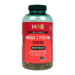 H&B omega 3 žuvų taukai 1500 mg, 240 kapsulių