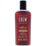AMERICAN CREW 3IN1 GINGER+TEA plaukų &scaron;ampūnas, kondicionierius ir kūno prausiklis, 250 ml
