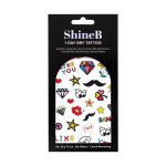 SHINEB 1 DAY DRY laikinosios kūno tatuiruotės - lipdukai