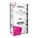 ANDMETICS vir&scaron;utinės lūpos depiliacinės va&scaron;ko juostelės (8 vnt.)