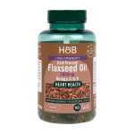 H&B HIGH STRENGTH &scaron;alto spaudimo linų sėmenų aliejus 2000 mg, 60 kapsulių